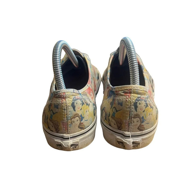 VANS x Disney Princess Canvas Sneakers Women's Lace-up Multicolor Low Top Size 8 - Picture 5 of 8